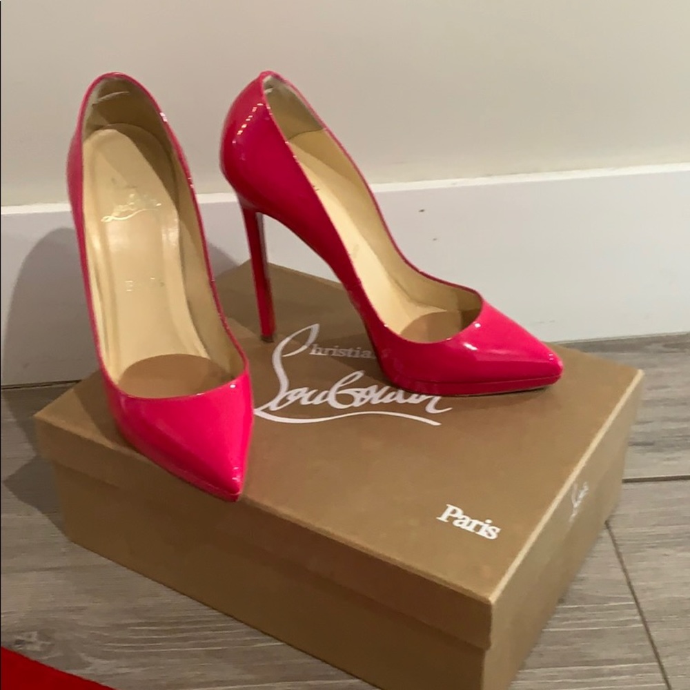 Christian Louboutin heels.